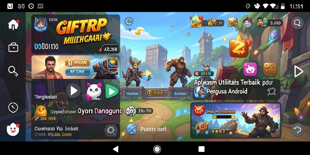Tampilan antarmuka GIFTRP yang sederhana dan efektif.